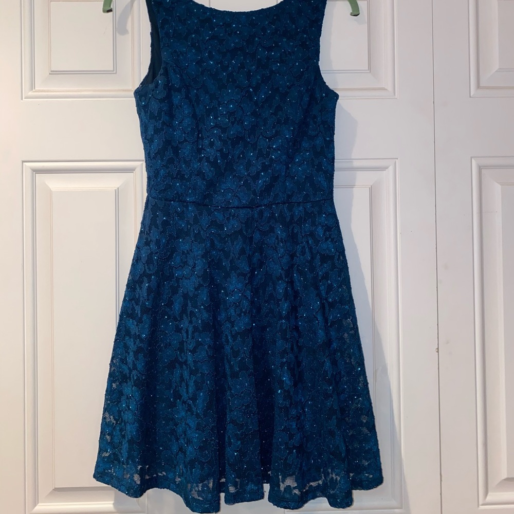 Sparkly Blue Party Dress